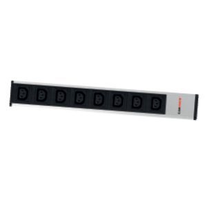 Pdu 1,5U Vertical Aluminum 12 Way With On/Off Switch,Uk Type Canovate