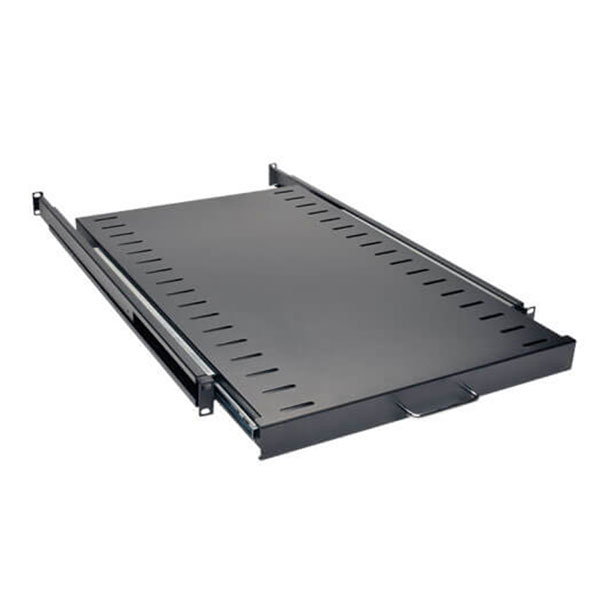 Standard Sliding Shelf (100Lb / 45 Kg Capacity; 28 1/4 In/ 660 Mm Depth.) Tripp-Lite Srshelf4Psl Black Powder Coated Metal