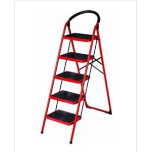Steel Ladder With Hand Rail Support At Top, 5 Step - DLS205-A