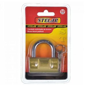 Stelar Brand Padlock 60Mm, With 3 Keys