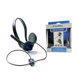 Stereo Multimedia Back Hang Headset ( Blue) Cliptec