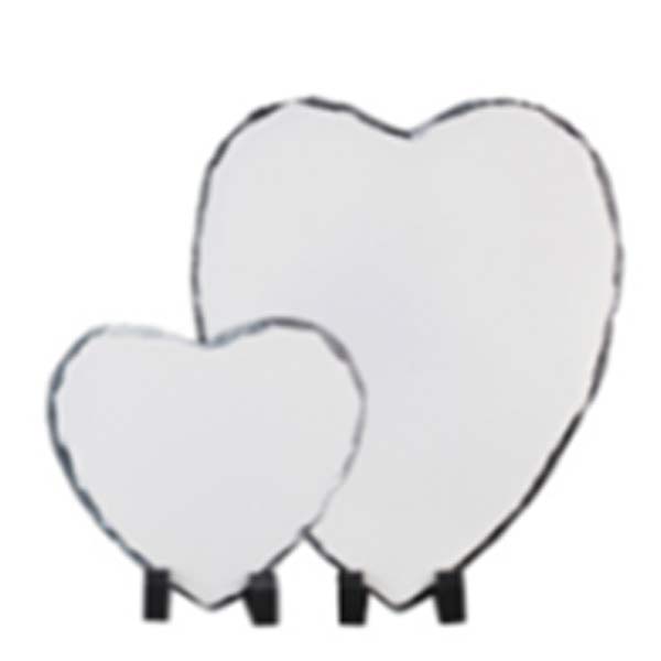Heart Shape Sublimation Slate Rock