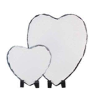 Heart Shape Sublimation Slate Rock