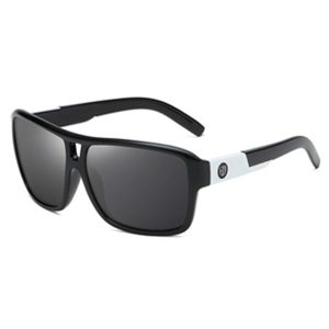 Sunglass PC Frame With TAC Lens, Black/Black Gray01, With Case