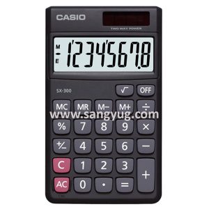 SX-300 Pocket Size Calculator 8 Digits Casio 2 Way