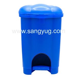 Plastic Pedal Bin - 18L, In Black, Yellow, Red And Blue Colors