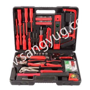 75-Piece Mechanical Toolkit in Hard Case – Sunpower Brand | Heavy-Duty & Versatile