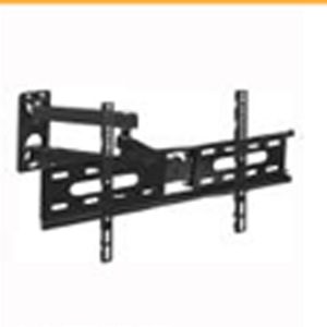 TV Wall Mount Support Flat Panel TVs Upto 30Kgs, 26-55 Inch, Tilt 5-10 Deg. Swivel - 180 Deg, VESA Complaint, Black