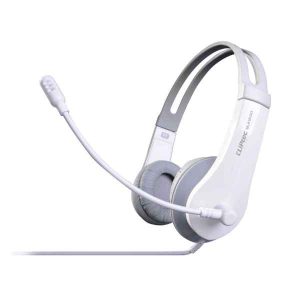 U-Wave Stereo Multimedia Usb Headset Cliptec White