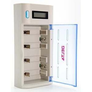 Universal Battery Charger Multifunctional LCD Display, Fast Charger, AA/AAA/C/D/9V, Delta