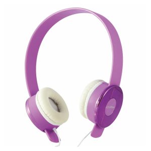 Urban Candy - Multimedia Stereo Headset (Build-In Microphone, Gold Plated Connector, 40Mm Speaker, 1.2M Cable) Cliptec Purple