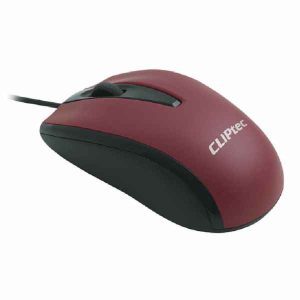 Usb 1200Dpi Optical Mouse-Xilent Scroll (Red) Cliptec