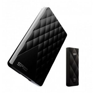 Usb 3.0 Portable Hard Drive With 8Gb Blaze B20 Fdd Free 1Tb Silicon Power