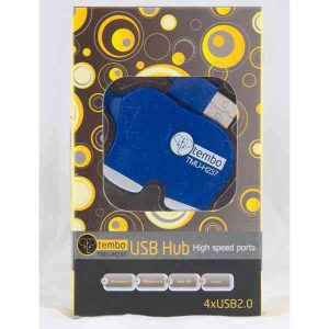 Usb Hub High Speed 4 Port In Elephant Shape Tembo