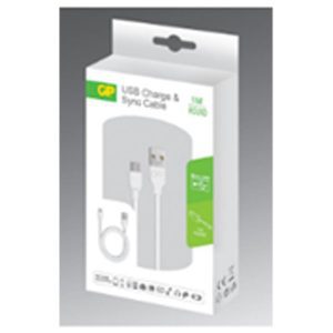 Usb To Micro Usb Cable Round 1M Gp White