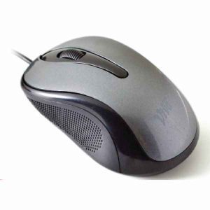 Usb Viva Red-Optic Mouse 1000Dpi Cliptec Grey