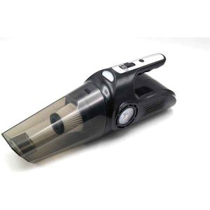 Vacuum Cleaner 120W, USB Rechargable Dry & Wet, Suction : 6000PA, With Tyre Inflator, Maroon