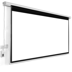 Wall Mounted Self Lock Manual Projector Screen Viewing Size - 84 Inch, 16:9, Matt White 0.42mm