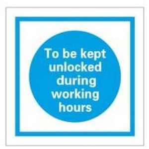 Warning Sign, Follow Instructions 150X150Mm 8