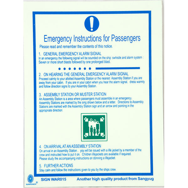 Warning Sign, Follow Instructions 200X150Mm 15