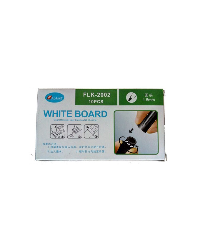 White Board Marker Refillable Black/Blue/Red