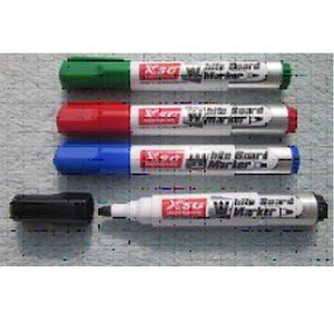 Whiteboard Marker, Low Odor, Pigmented Ink, 12Pcs/Pkt, Assorted Color/Pkt