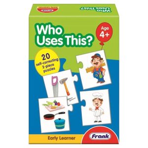 Who Uses This? 20 Self-Corecting 2-Piece Puzzle Frank