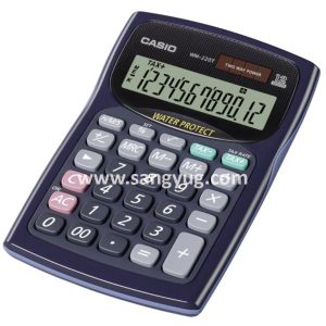 WM-220MS-BU Desk Top Calculator 12 Digits Casio 2 Way