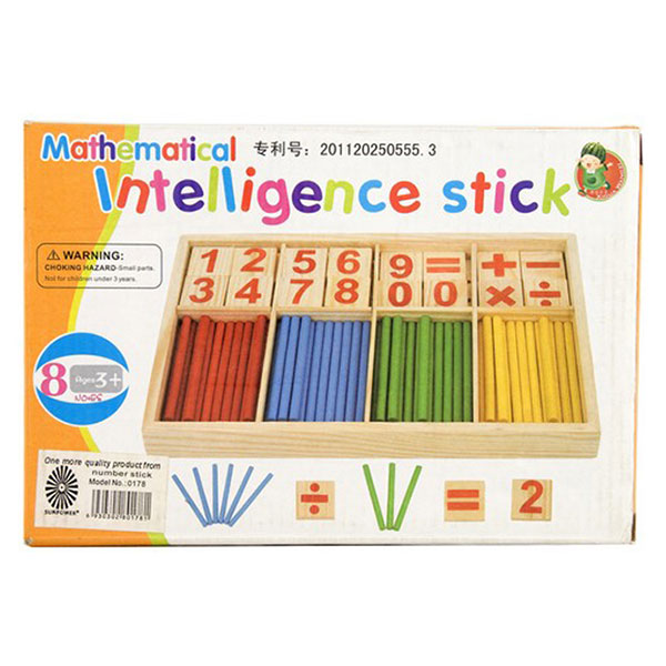 Wooden Number Stick