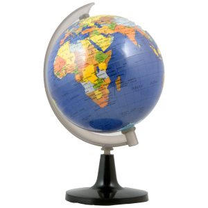 World Globe Hard Shell With Plastic Base 20cm