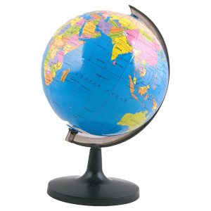 World Globe With Stand 18.2Cm In Printed Box