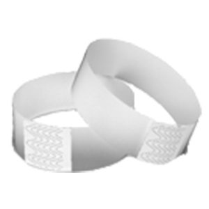 Wrist Band Fanfold Silver Silver