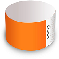 Wrist Band Neon Orange