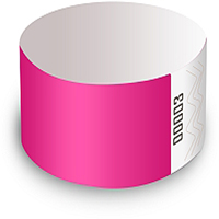 Wrist Band Neon Pink