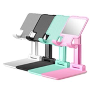 Portable Foldable Desktop Mobile Phone Stand Black/White/Pink/Green, Lumi