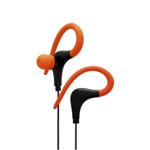 X-Tion Max Sports Secure Fit Earphone With Microphone Cliptec Orange