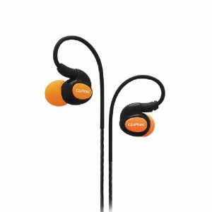 X-Tion Pace Sports Secure Fit Earphone With Microphone Cliptec Orange