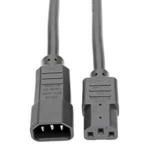 Color-Coded Power Cable 6Ft – Tripp-Lite Green, Yellow, Red (IEC C13 to C14)