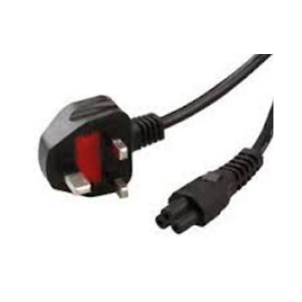 Power Cable for Laptop UK Type Fused Plug, 1.5M – Black