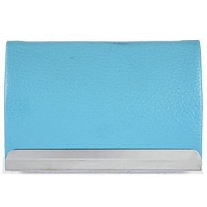 Prch-Vc - Business Card Holder-Promotional, Hard Case, 1 In Window Box, Blue And Silver, HUAJIE
