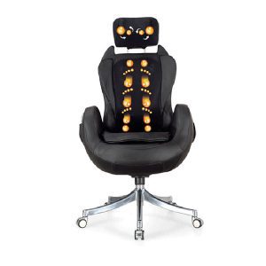 Professional Massage Durable Leather Chair, AM16502, Color: Black