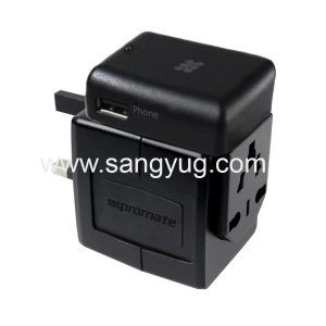 Promate Universal Travel Adapter – Travelmate.Combo Global Plug Converter for Seamless International Charging