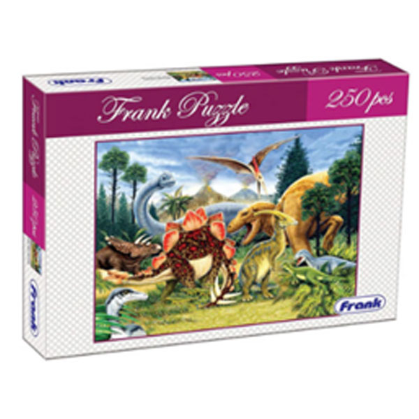 Puzzle 250pcs, Dinosaur Country, Size 46X34.5cm, Frank