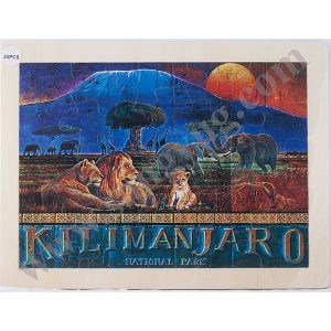 Puzzle, Wooden, With Kenya Map 25Pcs Sunpower Puzzle Wooden