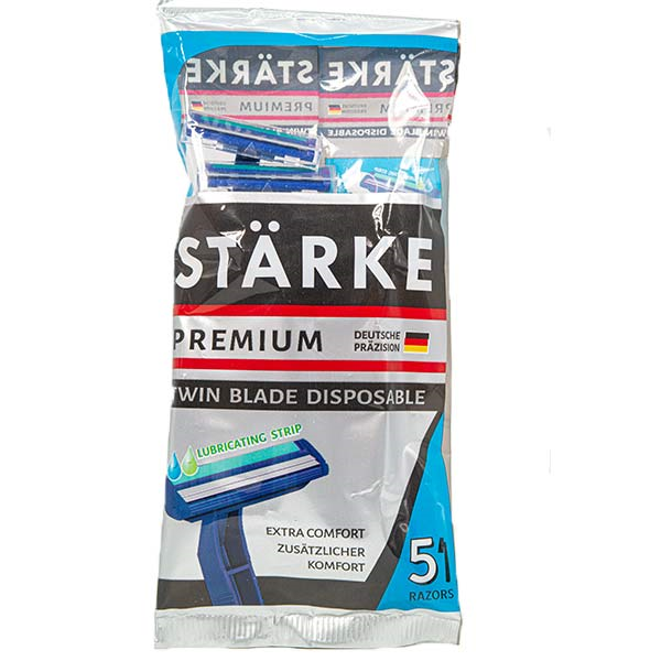 Starke Premium Twin Blade Razors With Lube Strip Carton - Image 2