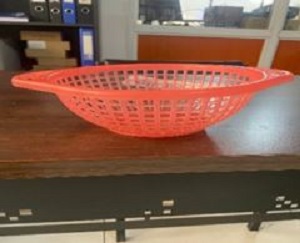 Basin With Holes Small Size Orange, RIVOLI-1