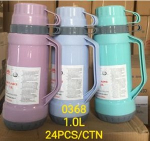 2003 Vacuum Flask With 2 Cups, 1L