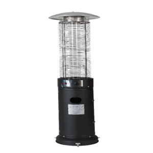 Standing Gas Patio Heater Iron Black Nw 18kG