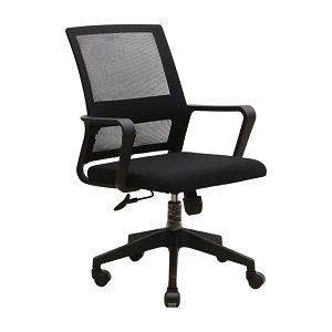 Office Chair Durable Foam PU Wheels, Black M2331