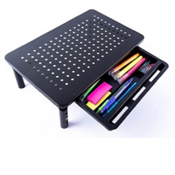 Metal Monitor Riser With Drawer